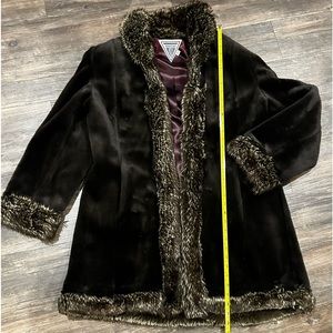 Beautiful imitation beaver coat.